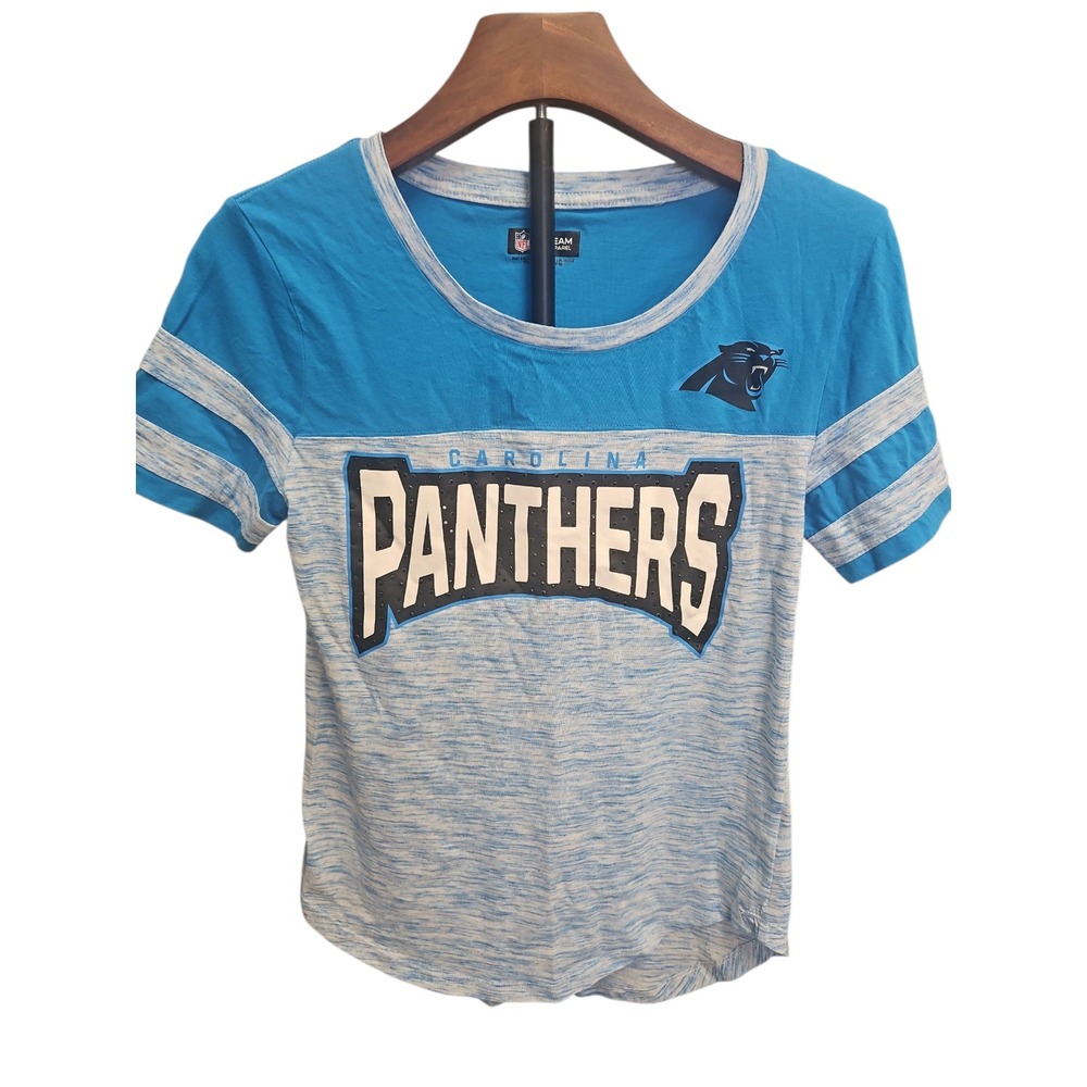 NFL Carolina Panthers team apparel, T-Shirt Football‎ Jersey Tee womans Medium